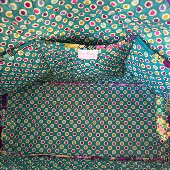 Vera Bradley Heather Purple Paisley Weekender Bag - Picture 6 of 8